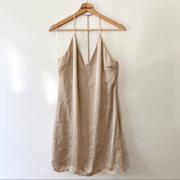 4SI3NNA Silk Halter Slip Dress - Picture 11 of 11